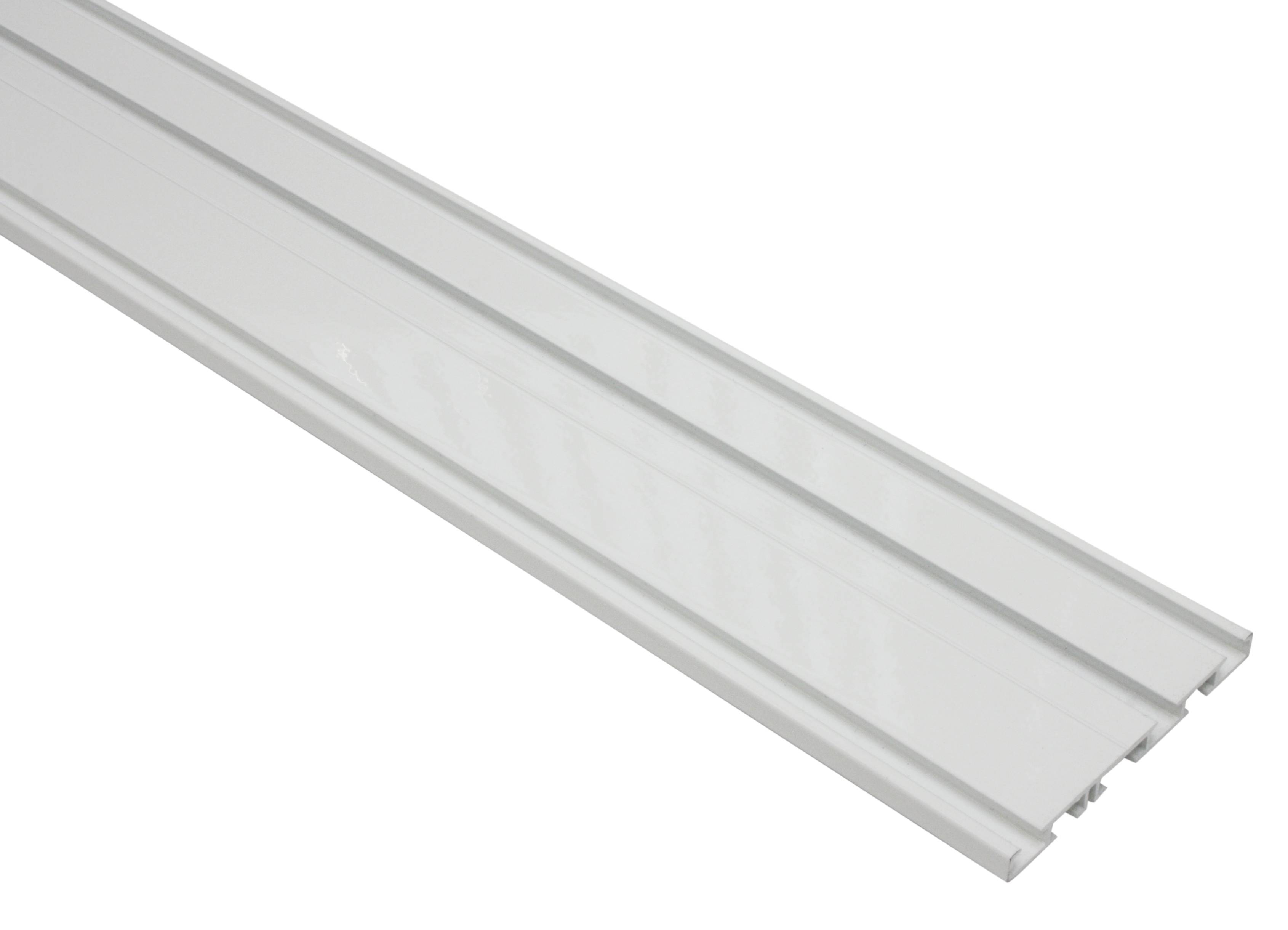 Aluminium-Vorhangschiene 3-läufig weiß