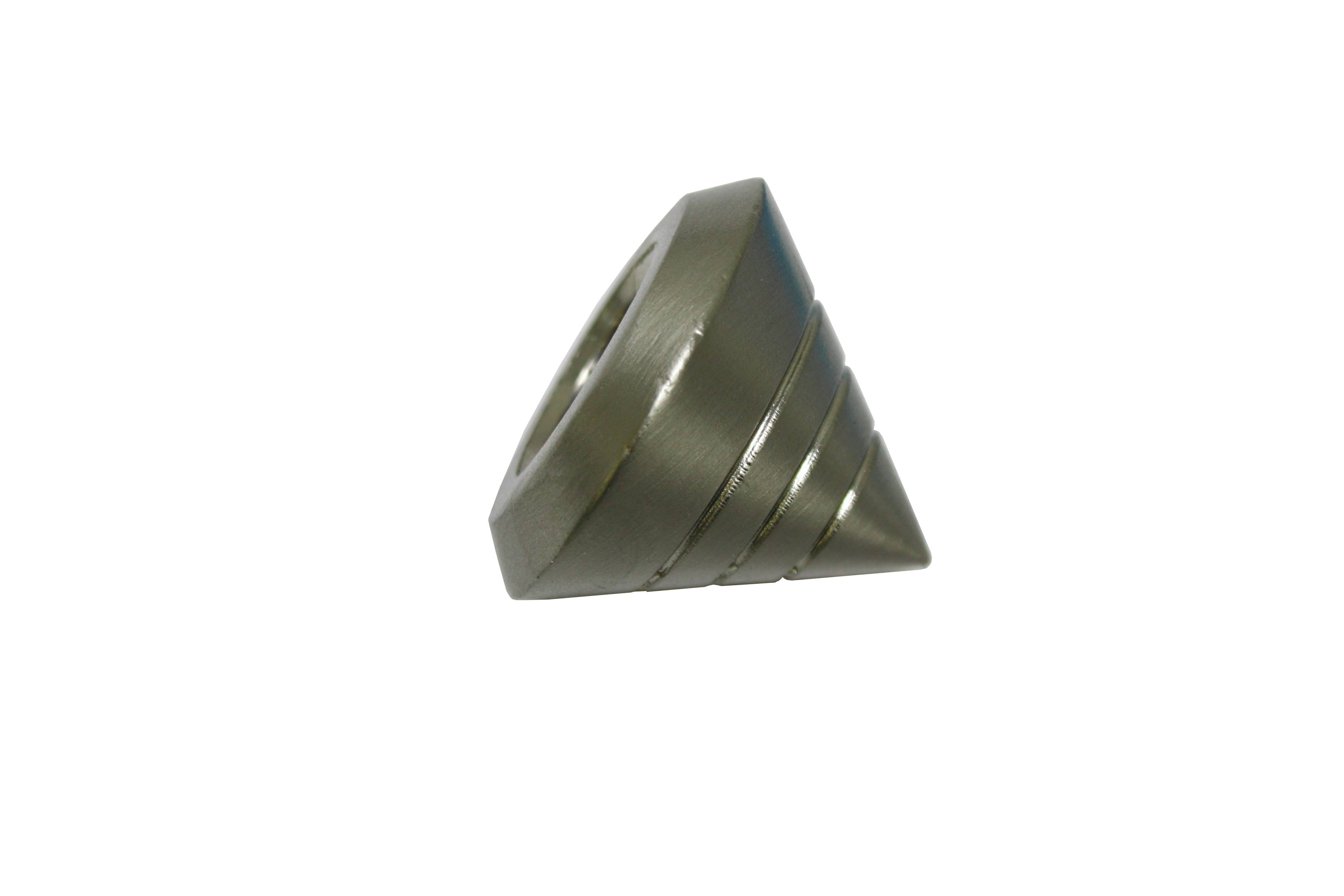 Endstück Kegel Profil für Ø 16 mm edelstahl-optik