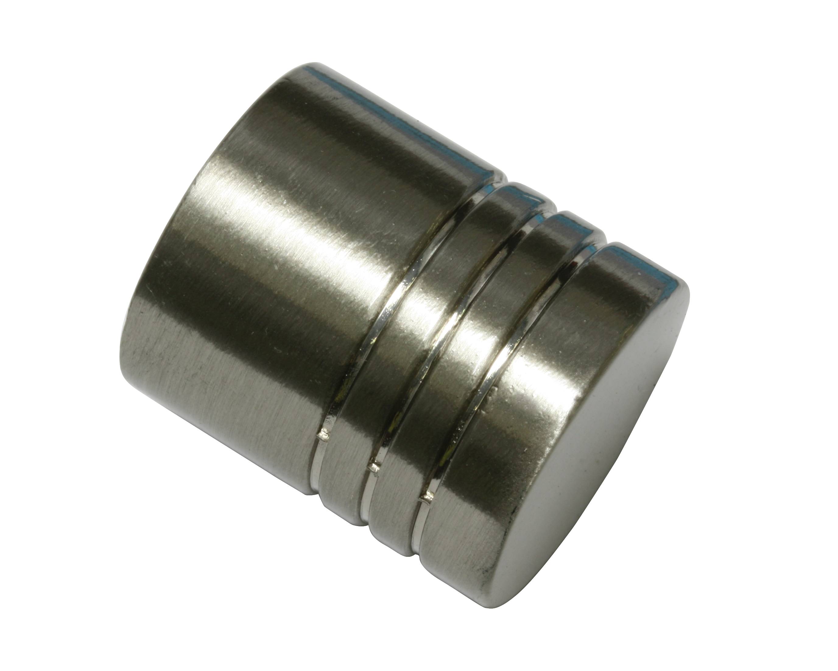 Endstück Zylinder für Ø 16 mm edelstahl-optik